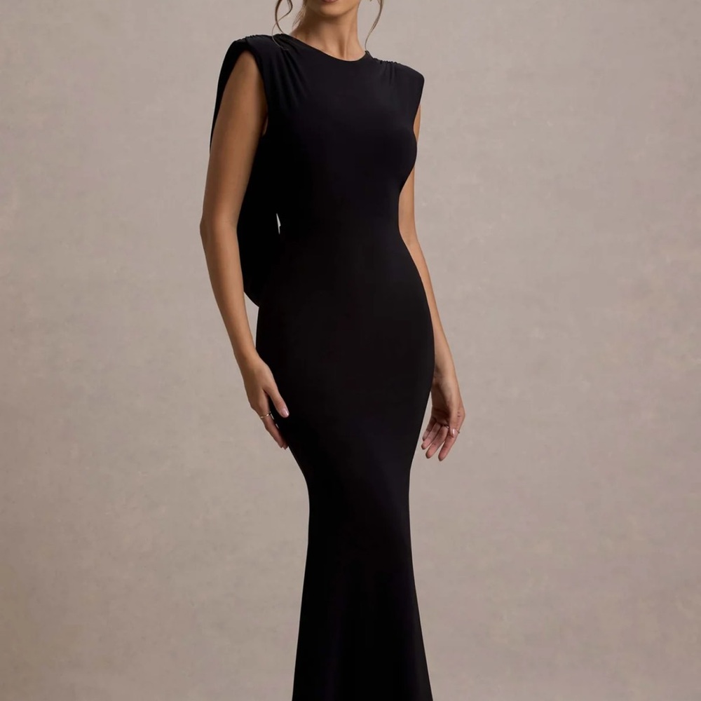 Club L London Black Maxi Dress